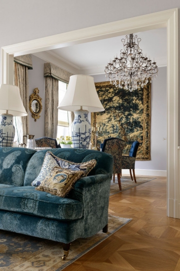 Apartament Mokotowska projektowanie aranżacja wnętrz stylowych, wnętrza ekskluzywne, wnętrza muzealne