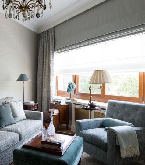 Fragment biblioteki projektowanie wnętrz glamour, aranżacja wnętrz stylowych, wnętrza ekskluzywne, interior design