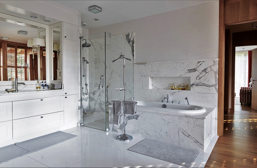 łazienka, dom w Nałęczowie projektowanie aranżacja wnętrz stylowych, wnętrza ekskluzywne, interior design