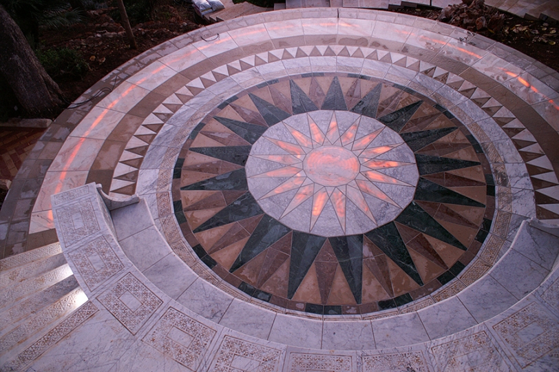 taras kamienny, mozaika podświetlana, Katanga mozaiki kamienne marmurowe, tarasy kamienne, tarasy ogrodowe, Katanga