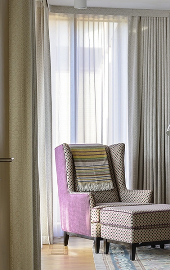 Zasłony, firany, Dom w Nałęczowie Zasłony, dekoracje okienne, firany, story