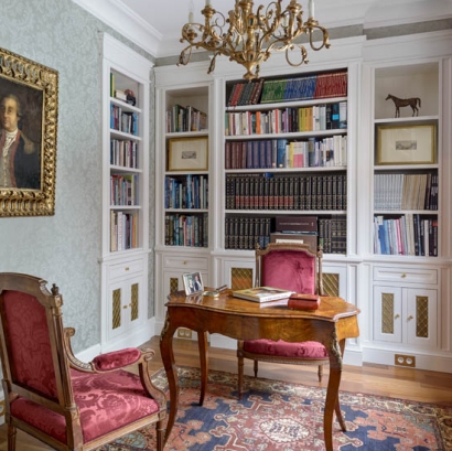 Biblioteka projektowanie wnętrz, aranżacja wnętrz stylowych, wnętrza ekskluzywne, interior design